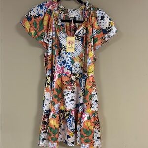 Entro Multicolor Floral Dress